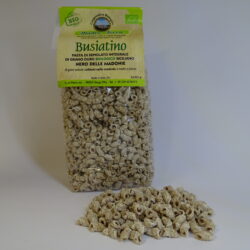 Pasta Artigianale di grani antichi Siciliani BIO Integrale Molita a pietra Trafilata al bronzo - Busiatino gr 500